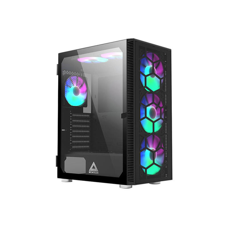 caja-pc-montech-x3-glass-midi-tower-rgb-temperojo-glass-negro caja-pc-montech-x3-glass-midi-tower-rgb-temperojo-glass-negro
