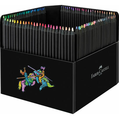faber-castell-black-edition-estuche-carton-con-soporte-100-lapices-de-colores