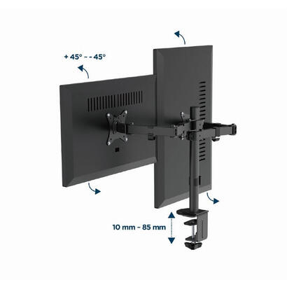 gembird-ma-d2-03-brazo-ajustable-para-monitor-doble-montado-en-escritorio-17-32-negro