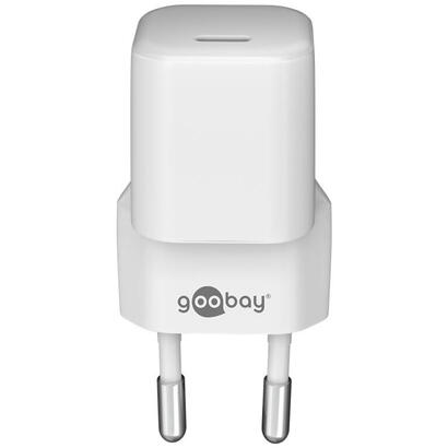 goobay-59716-cargador-rapido-usb-c-pd-gan-nano-30-w-blanco