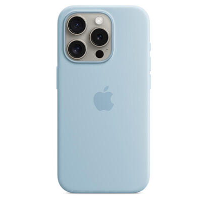apple-funda-iphone-15-pro-silicone-case-with-magsafe-light-blue