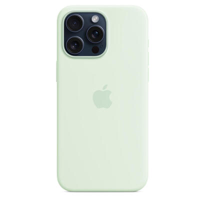 apple-funda-iphone-15-pro-max-silicone-case-with-magsafe-soft-mint