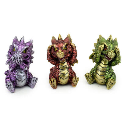 set-figuras-dragones-bebes-de-los-elementos-8cm