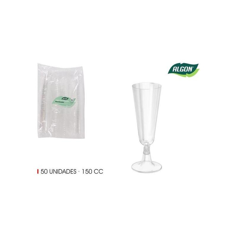 set-50-copa-cava-pie-transp150cc-algon