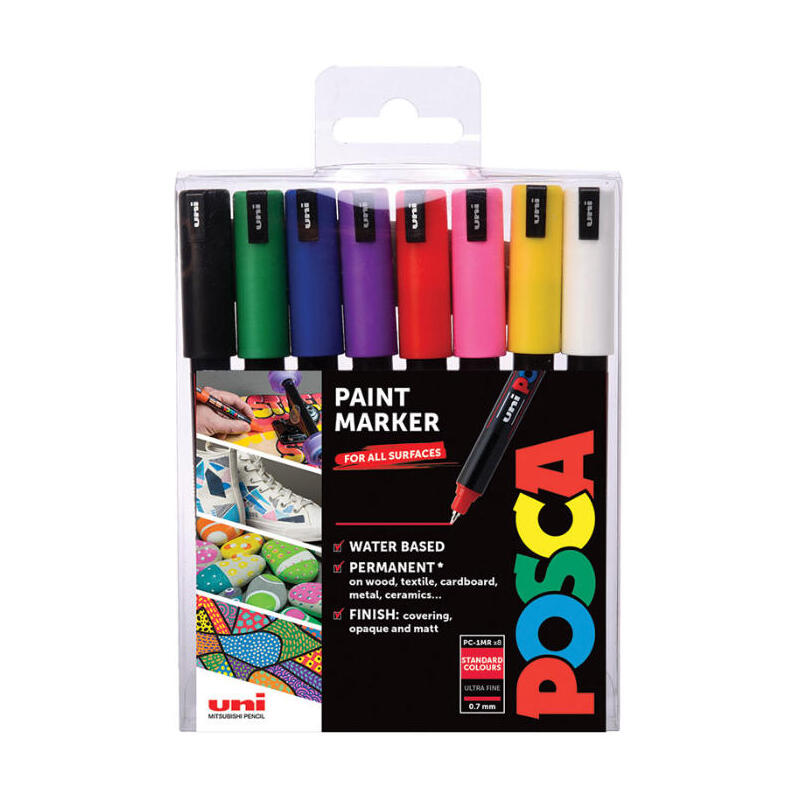 posca-pc1mr-extra-fine-tip-pen-basic-colors-8-pc