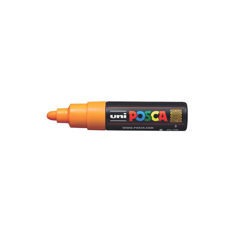 posca-marcador-pc-7m-no-permanente-punta-forma-de-bala-45-55mm-naranja-medio