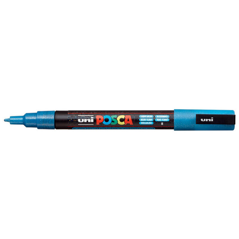 posca-marcador-pc-3ml-punta-conica-09-13-mm-azul-claro-purpurina