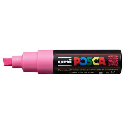 posca-marcador-pc-8k-no-permanente-punta-biselada-80mm-rosa-fluor