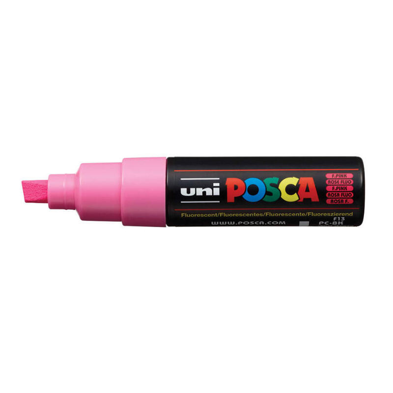posca-marcador-pc-8k-no-permanente-punta-biselada-80mm-rosa-fluor
