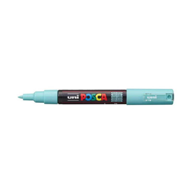 uniball-marcador-posca-pc-1m-no-permanente-punta-extrafina-07mm-verde-marino
