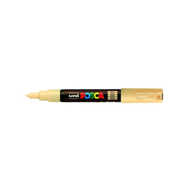 uniball-marcador-posca-pc-1m-no-permanente-punta-fina-07mm-beige