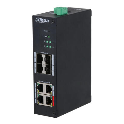 dahua-hs4408-4et-96-switch-hardened-poe-4-puertos-10100-4sfp-gigabit-96w-manejable-layer2