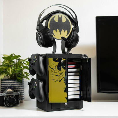 numskull-games-official-batman-gaming-locker-torre-de-juegos-y-soporte-de-carga