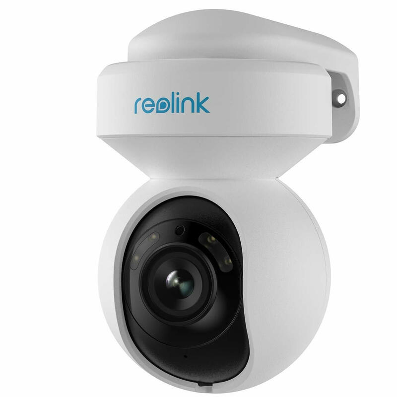 camara-reolink-e-series-e540-inteligente-ptz-wifi-de-5mp-con-focos-de-movimiento-blanco