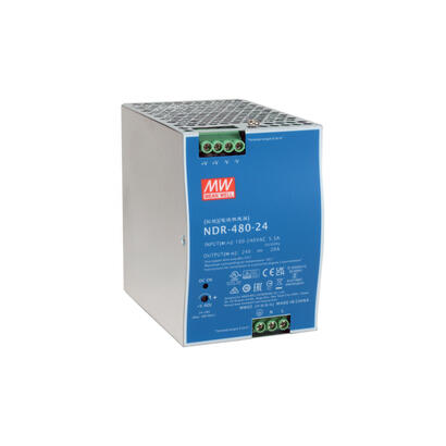 levelone-pow-2462-unidad-de-fuente-de-alimentacion-480-w-azul-plata