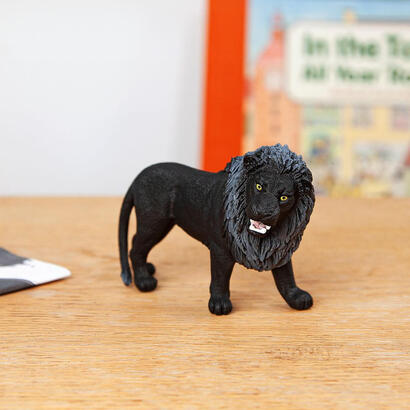 schleich-wild-life-leon-negro-figura-rugiendo-72176