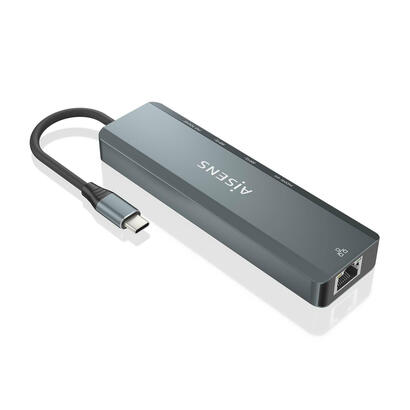 aisens-usb-c-dock-5-en-1-usb-c-a-1xhdmi-1xrj45-2xusb-1xpd-15cm-gris