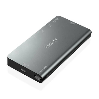 aisens-usb-c-dock-8-en-1-usb-c-a-1xhdmi-1xrj45-3xusb-a-1xusb-c-datospd-1xsd-1xmicro-sd-10cm-gris
