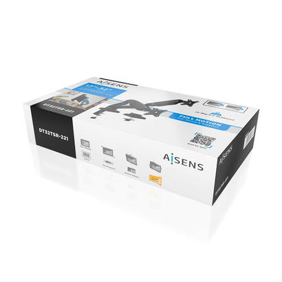 aisens-soporte-de-mesa-pro-contrapeso-giratorio-e-inclinable-para-monitortv-9kg-3-pivotes-2-brazos-de-17-32-