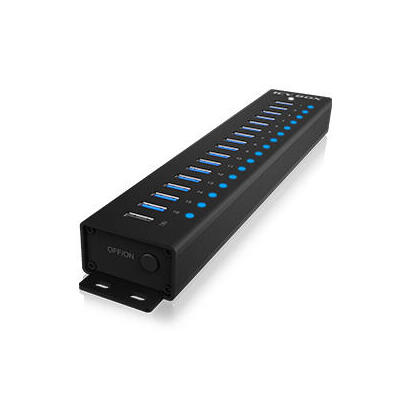 hub-161-port-icy-box-ib-hub1717-u3-usb-32-gen-1-31-gen-1-type-a-5000-mbits-negro