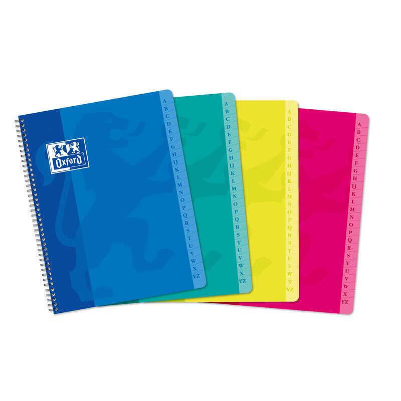 pack-de-10-unidades-oxford-classic-a5-cuaderno-con-espiral-tapa-blanda-90-hojas-cuadricula-5x5-colores-surtidos
