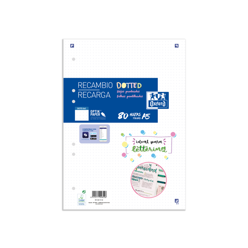 pack-de-20-unidades-oxford-school-a5-recambio-paquete-dots-80-hojas-papel-de-alta-calidad-puntos-para-organizar-tus