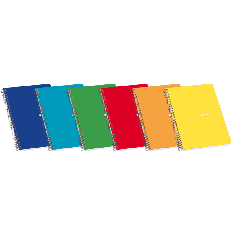pack-de-5-unidades-enri-f-tapa-dura-cuaderno-espiral-pauta-3-con-margen-80-hojas-tapa-dura-resistente-pauta-3