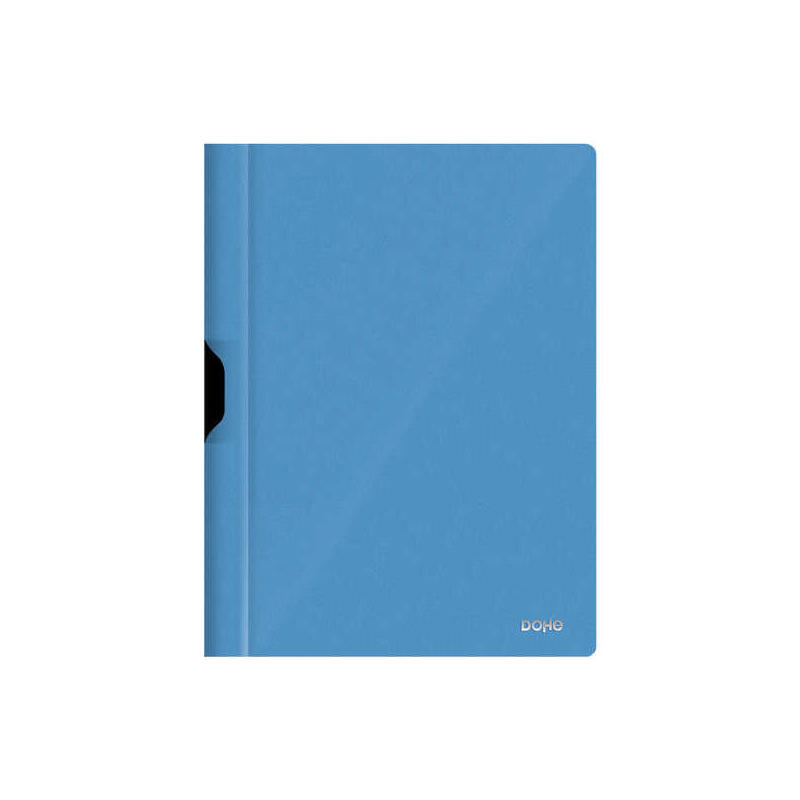 pack-de-8-unidades-dohe-dossier-con-clip-metalico-tamano-a4-fabricado-en-polipropileno-opaco-de-350-micras-color