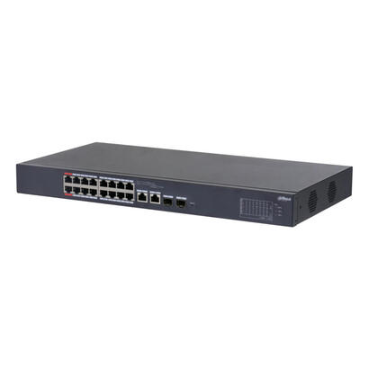dahua-cs4218-16et-190-switch-poe-16-puertos-10100-2-combo-gigabit-rj45sfp-uplink-190w-manejable-en-cloud-layer2