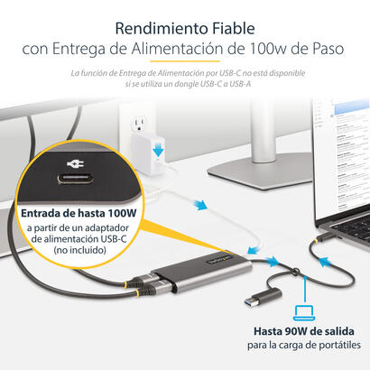 startech-adaptador-usb-c-a-hdmi-doble-usb-tipo-c-a-2-monitores-hdmi-4k-60hz-pd-de-100w-30cm