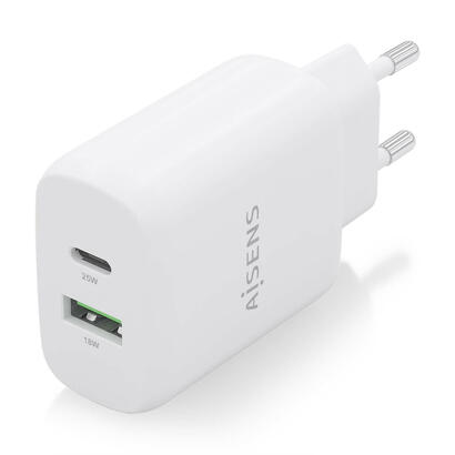 aisens-cargador-25w-1xusb-c-pd30-1xusb-a-qc30-blanco