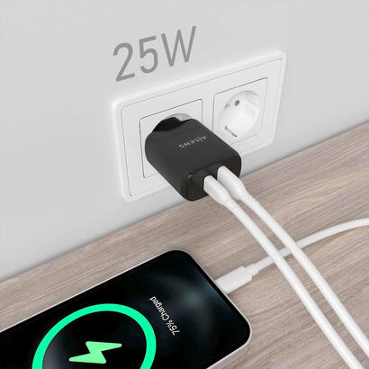 aisens-cargador-25w-1xusb-c-pd30-1xusb-a-qc30-negro
