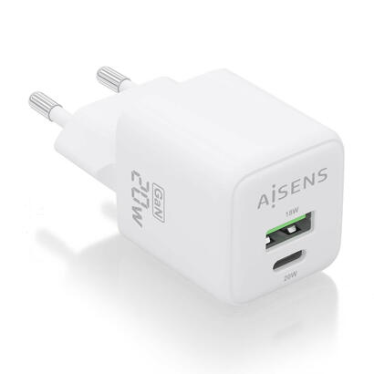 aisens-cargador-gan-20w-1xusb-c-pd30-qc40-1xusb-a-qc30-blanco