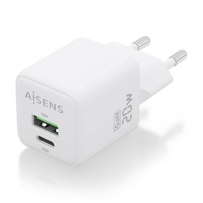 aisens-cargador-gan-20w-1xusb-c-pd30-qc40-1xusb-a-qc30-blanco