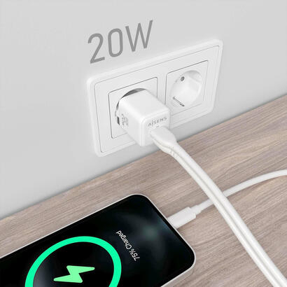 aisens-cargador-gan-20w-1xusb-c-pd30-qc40-1xusb-a-qc30-blanco