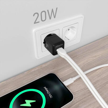 aisens-cargador-gan-20w-1xusb-c-pd30-qc40-1xusb-a-qc30-negro