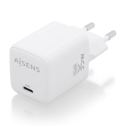aisens-cargador-gan-35w-1xusb-c-pd30-qc40-blanco