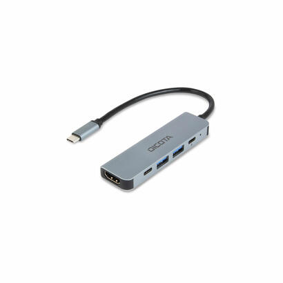 dicota-d32060-hub-de-interfaz-usb-tipo-c-plata