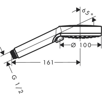 hansgrohe-crometta-teleducha-100-vario-blancocromo