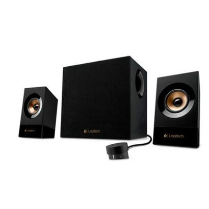 embalaje-danadodesprecintado-altavoces-logitech-21-z533-jack-rca-estereo-producto-exposicion