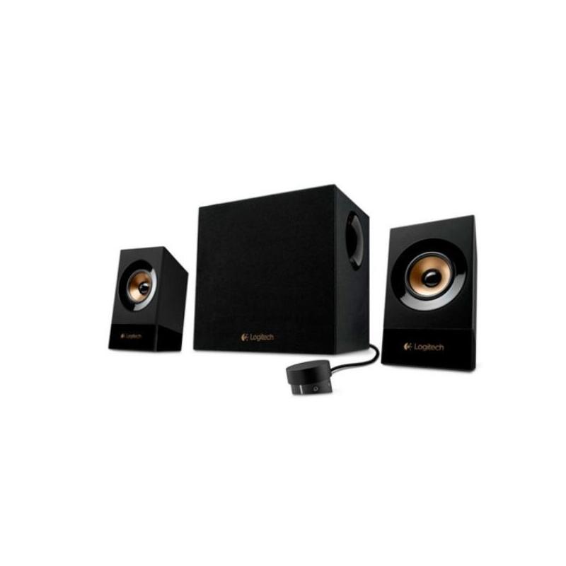 embalaje-danadodesprecintado-altavoces-logitech-21-z533-jack-rca-estereo-producto-exposicion