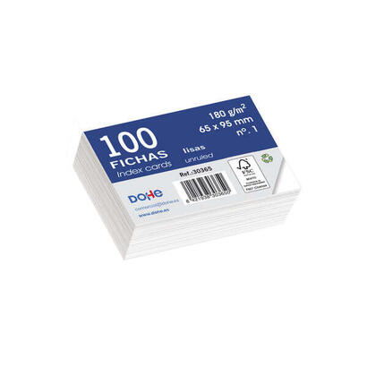 dohe-fichas-de-cartulina-offset-blanca-180g-paquete-de-100-unidades