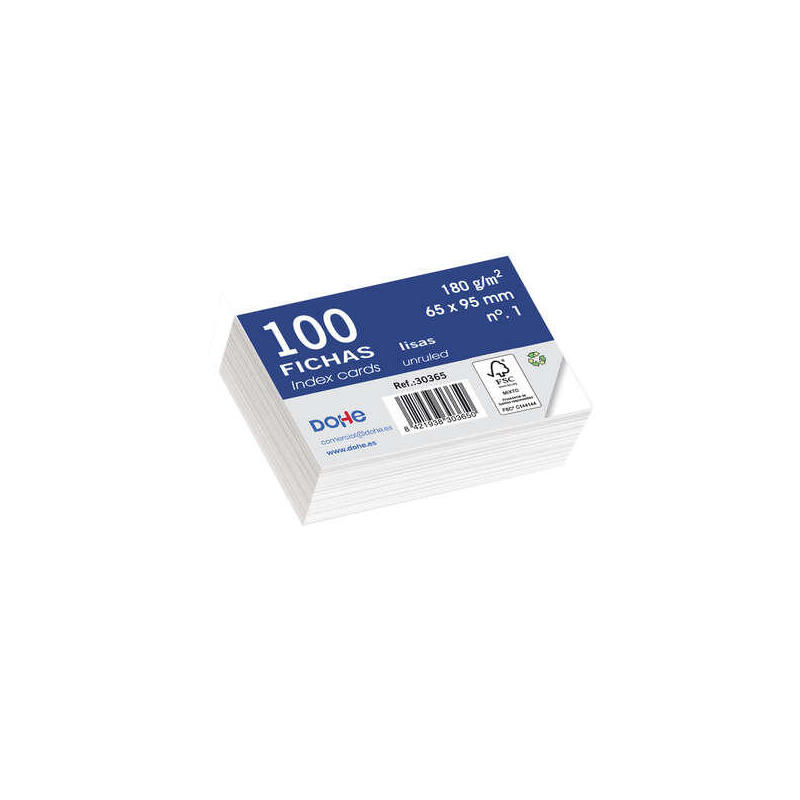 dohe-fichas-de-cartulina-offset-blanca-180g-paquete-de-100-unidades