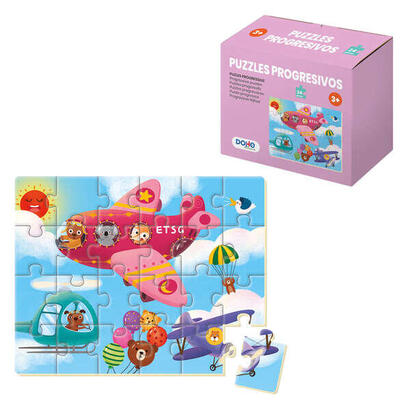 dohe-puzzle-educativo-infantil-24-piezas-doble-capa-de-carton-y-contrachapado-estimula-la-imaginacion-y-el