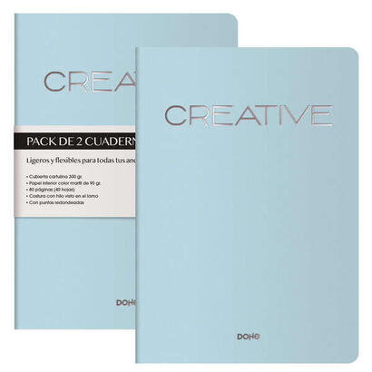 pack-de-2-unidades-dohe-cuadernos-de-cartulina-de-colores-300gr-estampacion-en-portada-puntas-redondeadas-lomo