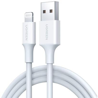 cable-ugreen-20730-usb-20-m-lightning-m-2-m-white-color