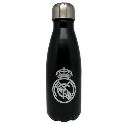 botella-acero-inoxidable-real-madrid-550ml-negro