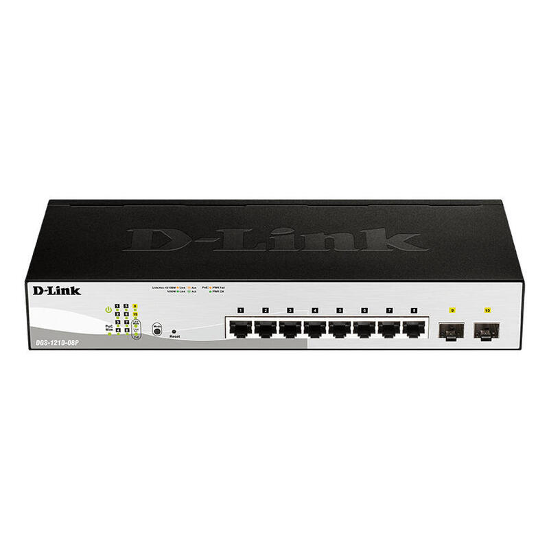 switch-gestionado-d-link-dgs-1210-08p-8-puertos-rj45-10-100-1000-sfp-poe switch-gestionado-d-link-dgs-1210-08p-8-puertos-rj45-10-100-1000-sfp-poe