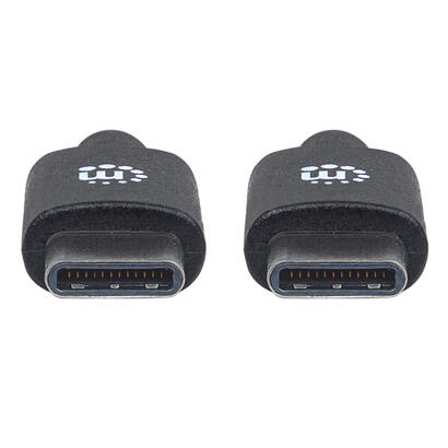 manhattan-cable-usb-20-c-2m-hi-speed-usb-20-tipo-c-480-mbps-2-m-negro