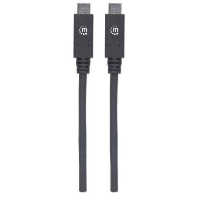 manhattan-superspeed-usb-c-device-cable-usb-1m-32-gen-2-tipo-c-macho-a-tipo-c-macho-10-gbps-5-a-1m-3ft-black